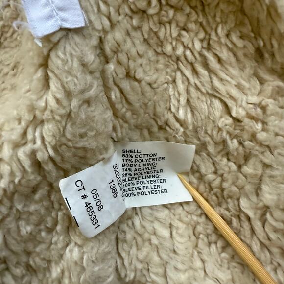 Gap Corduroy Trucker Jacket Women SZ M Aqua Blue Sherpa Cozy Fall Western - Picture 8 of 11